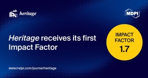 First Impact Factor for Heritage, the multidisciplinary journal on knowledge and protection of cultural and natural heritage