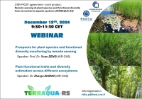 Remote sensing and plant diversity: a webinar of the TERRAQUA-RS project