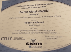 Barzilai Prize to Roberta Palmeri, researcher at Irea-Cnr